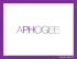 Aphogee - reasons