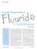 Second Thoughts about Fluoride