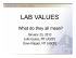 lab values - The University of Kansas Hospital