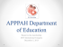 APPPAH PPNE Program - APPPAH Classwomb News