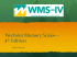 WMS-IV Presentation