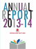 Annual Report 2013-2014 (English)