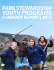 Park Stewardship Youth Summary Report 2014