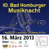 Flyer zur 10. Musiknacht in Bad Homburg