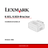 Lexmark E321, E323-Drucker Installationshandbuch