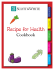 Recipe for Health Cookbook Recipe f or Heal