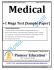 Medical  +1 Mega Test {Sample Paper}
