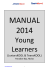 MANUAL 2014 Young Learners