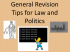 General-Revision-Tips