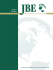 the JBE Fall 2014 Issue