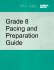 EUREKA MATH: GRADE 8 PACING AND PREPARATION GUIDE