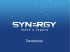 Tervetuloa! - Synergy PROmotion