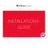 INSTALLATIONS- GUIDE