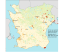 Kartan visar sannolik smi ort för TBE fall i Skåne samt västra