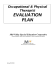 OT/PT Evaluation Plan - Mid