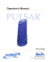 Pulsar 1 #SF-4W Operator`s Manual