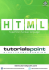 HTML Tutorial (PDF Version)