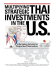 Multiplying Strategic Thai Investments In The US