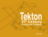 Tekton 21st Century Practice and Pedagogy