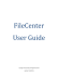 FileCenter User Guide