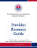 Provider Resource Guide - The University of Arizona Health Plans