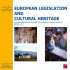 European Legislation and Cultural Heritage (7 MB, pdf)