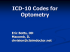 ICD-10 Codes for Optometry