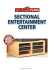 sectional entertainment center