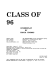 Class of 96 - SimplyScripts