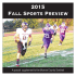 2015 Fall Sports Preview