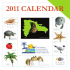 Calendario 2011 - Diccionario Enciclopédico Dominicano de Medio