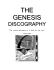 The Genesis Discography - Scott McMahan`s old projects