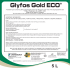 Glyfos Gold Eco label - Green-tech