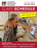 class schedule - Santa Barbara City College