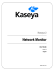 Network Monitor - Kaseya R93 Documentation