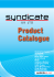 SUK Product Catalogue - Syndicate UK Limited