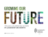 Growing Our Future: SFI 2015 Progress Report