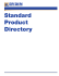 Standard Product Directory