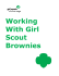 Working with Girl Scout Brownies - Girl Scouts of Silver Sage Council