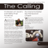 The Calling- March to May 2014