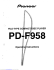 Pioneer PD-F958 User Manual