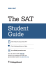 SAT Student Guide | SAT Suite of Assessments – The College Board