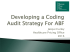Developing a Coding Strategy for ABF (Jacqui Curley)