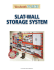 slat-wall storage system