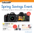 Get Spring Savings on all your photo and video gear.
