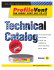 profilevent technical catalog