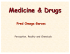 Misc topic, Medicine and Drugs