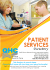 PATIENT SERVICES - Quinte Health Care