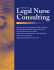 The Journal of Legal Nurse Consulting - AALNC