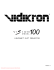 Vidikron Vision Model 100t DLP Projector User Guide Manual